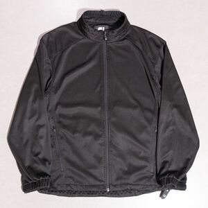 FootJoy Full Zip Performance Softshell Windbreaker Golf Jacket Mens Medium Black